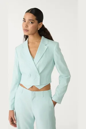 Stradivarius Americana cropped lazada espalda con lino 32