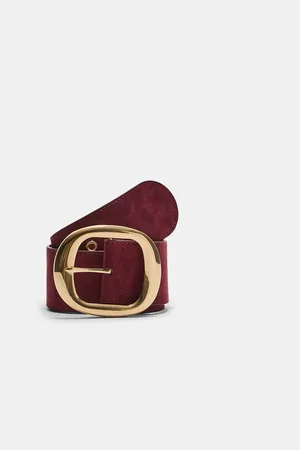 Stradivarius Cinturón ancho hebilla 90