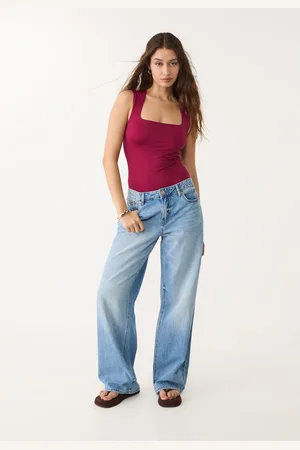 Stradivarius Body poliamida escote cuadrado 30