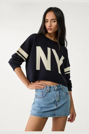 Stradivarius Jersey punto crop 32