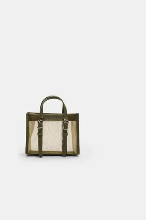 Stradivarius Bolso tote rejilla OS