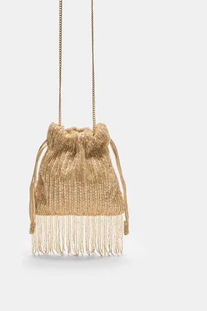 Stradivarius Bolso bandolera lentejuelas OS