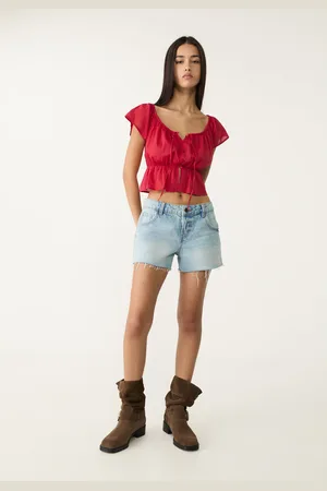 Stradivarius Top fluido botones 24