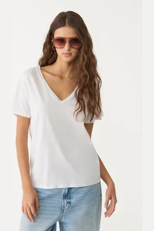 Stradivarius Camiseta básica cuello pico 26
