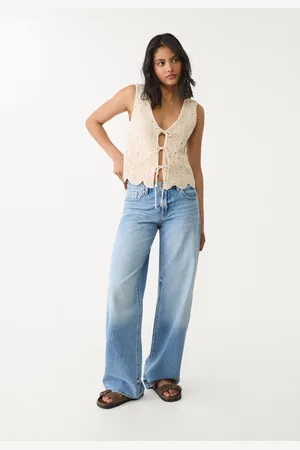 Stradivarius Chaleco combinado crochet 24
