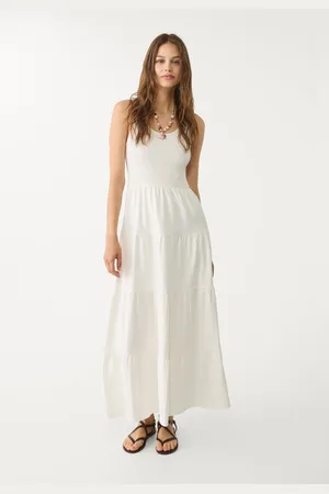 Stradivarius Vestido largo fluido 24