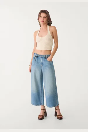 Stradivarius Jeans culotte fluido cinturón 24