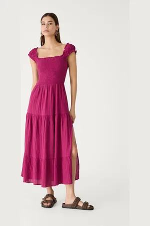 Stradivarius Vestido fluido midi 26