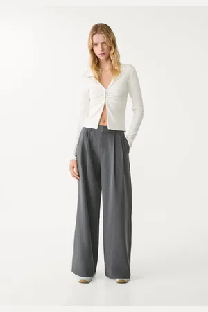 Stradivarius Pantalón super wide ajustable 22