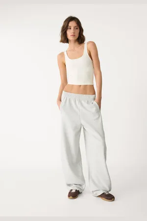 Stradivarius Pantalón felpa barrel 32