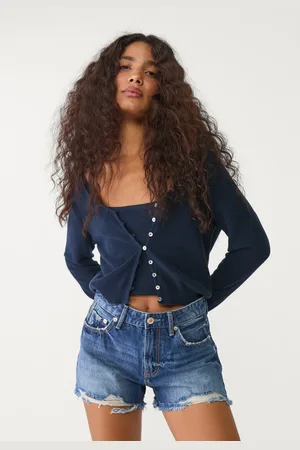 Stradivarius D75 Short denim rotos 30