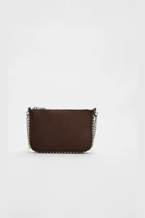 Stradivarius Mini bolso bolitas efecto ante OS