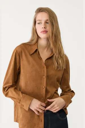 Stradivarius Camisa efecto ante 32