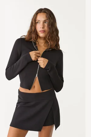 Stradivarius Chaqueta cremallera tacto suave 26