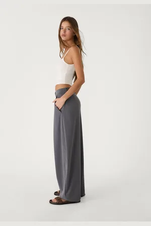 Stradivarius Pantalón vestir baggy nervio 30