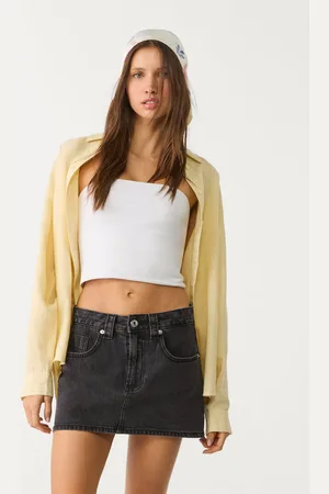 Stradivarius D62 Falda pantalón denim 24