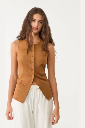 Stradivarius Top efecto ante 32