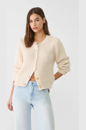 Stradivarius Chaqueta de punto botones dorados 26