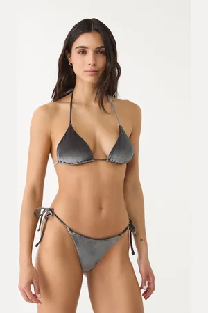 Stradivarius Top bikini terciopelo XL