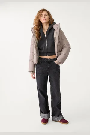 Stradivarius Cazadora acolchada básica capucha 32