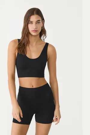 Stradivarius Top corto básico seamless 26