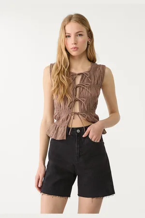 Stradivarius D93 Short denim longline 30
