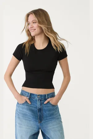 Stradivarius Camiseta básica slim fit 32