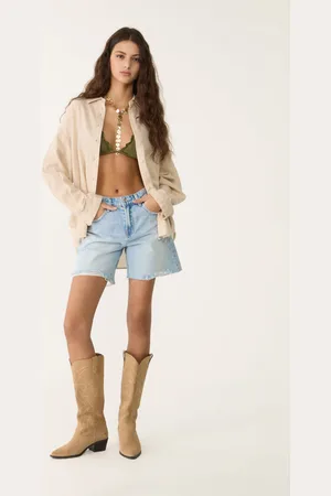 Stradivarius Camisa con lino 26