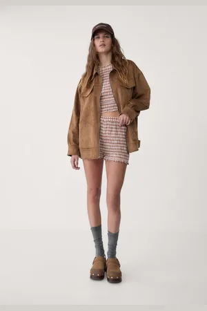 Stradivarius Shorts globo cuadros 26