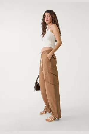 Stradivarius Pantalón barrel cargo balloon 30