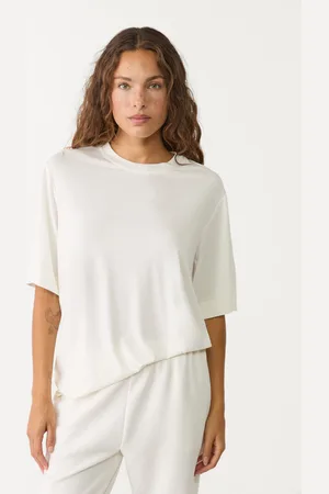 Stradivarius Camiseta oversize tacto suave 32