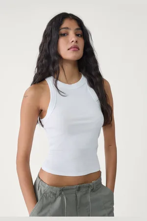 Stradivarius Camiseta tirantes canalé 26