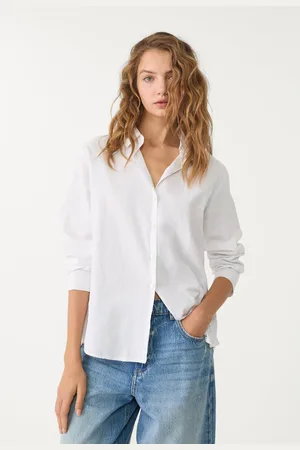 Stradivarius Camisa popelín básica 30