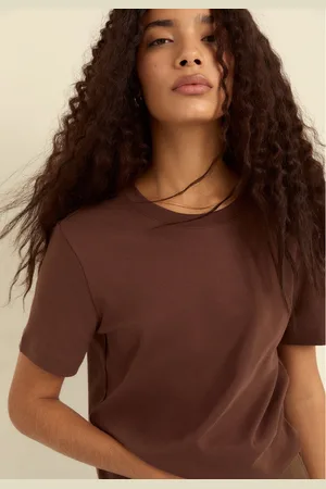 Stradivarius Camiseta básica regular fit heavy weight 32