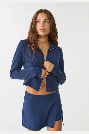Stradivarius Chaqueta cremallera tacto suave 28