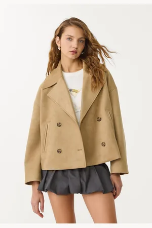 Stradivarius Cazadora cruzada efecto ante 26