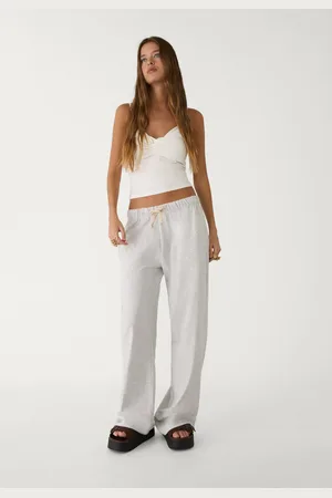 Stradivarius Pantalón jogger cordón 30