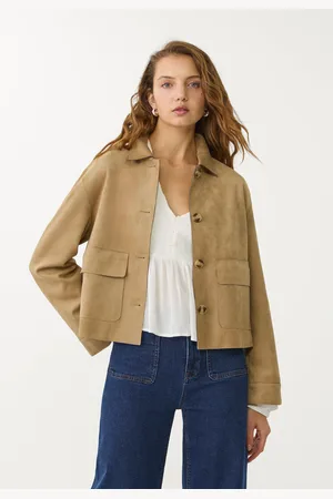 Stradivarius Cazadora bolsillos efecto ante 26