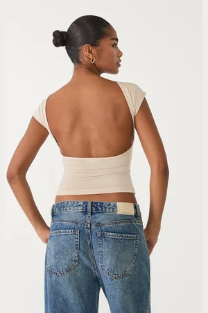 Stradivarius Camiseta espalda descubierta 26
