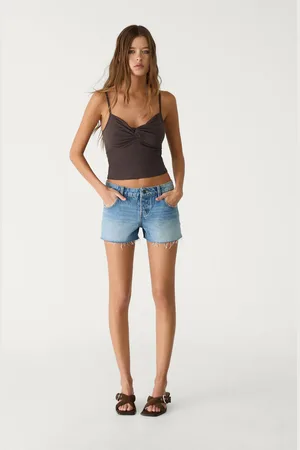Stradivarius Shorts mini denim 28