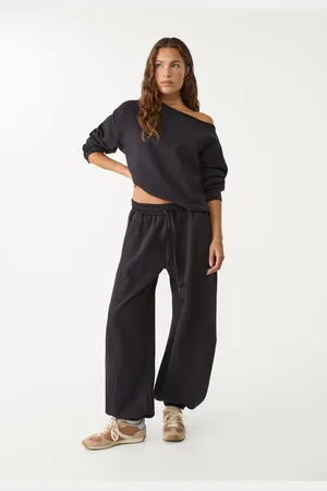 Stradivarius Pantalón jogger balloon felpa 30