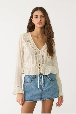 Stradivarius D62 Falda pantalón denim 22