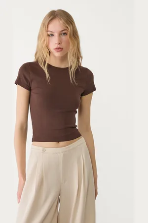 Stradivarius Camiseta básica slim fit 24