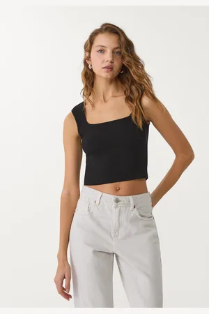 Stradivarius Top punto ajustado 30