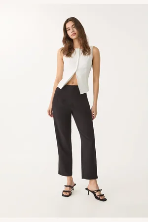 Stradivarius Pantalón vestir pinzas 34
