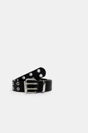 Stradivarius Cinturón fino eyelets 90