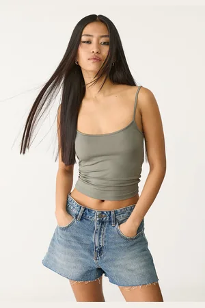 Stradivarius Shorts denim mid rise 26