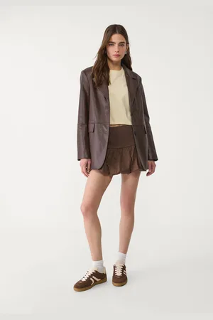 Stradivarius Camiseta crop heavy cotton 26