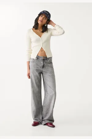 Stradivarius D91 Jeans low wide leg 34
