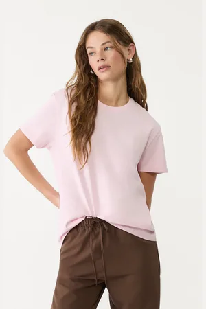 Stradivarius Camiseta básica boxy heavy weight 32